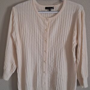 Love Ellie Cream Cardigan Sweater